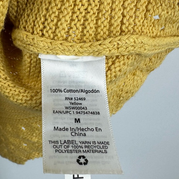 Free Assembly Mustard Yellow Tank Top Size Medium Boho Fall Girl Cozy Basics - Picture 5 of 6